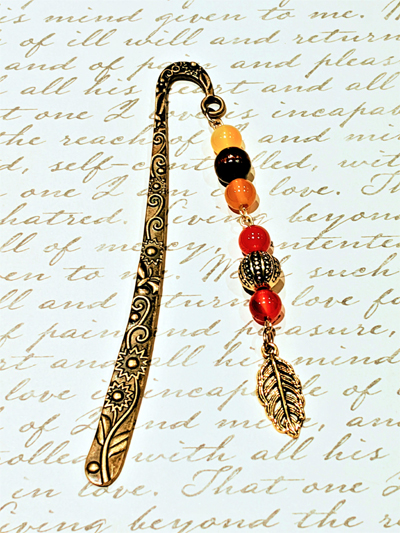 Bronze Leaf Bookmark