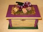 Vintage Wine Jewellery Box