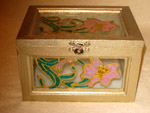 Floral Glass Box