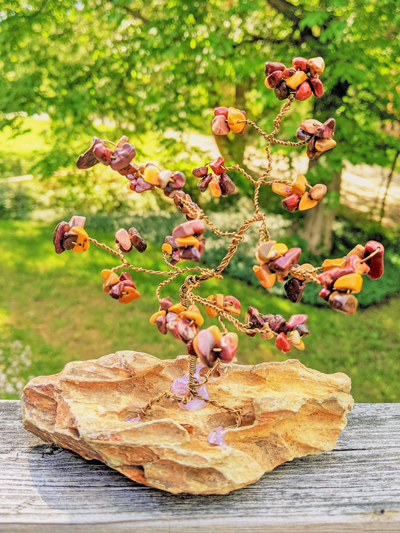 Mookaite Gemstone Tree