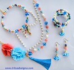 Blue Bird jewelry set