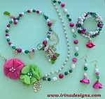 Frog & Fuchsia Garden set