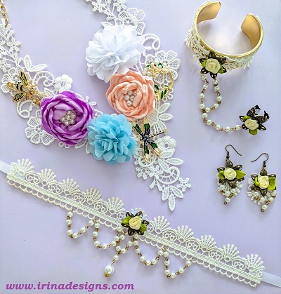 Lace Garden jewelry set