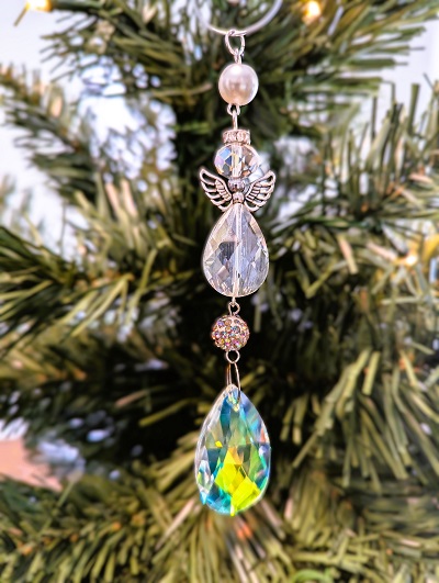 Crystal Angel Tree Ornament