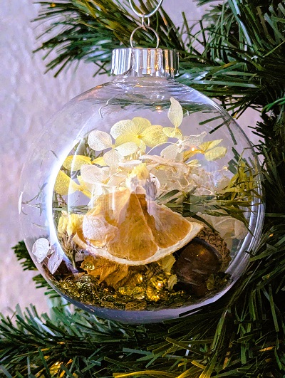 Orange Gold Yule Ball