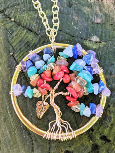 Chakra Tree of Life Pendant